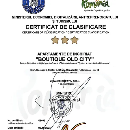 Appartement Boutique Old 7 Bucarest